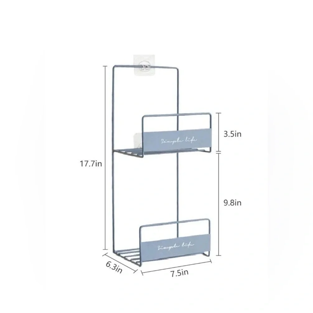 2 Tier Metal Hanging Purse Organizer‎ Rack Closet Door Handbag Holder Cream